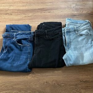 Old Navy Women's Mid-Rise Bootcut Jeans - Navy, Black, Light Blue